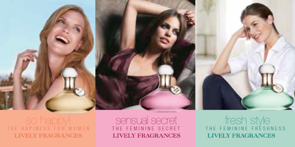 LINHA LIVELY FRAGANCES FEMININA, PREÇO ESPECIAL DIA DOS NAMORADOS